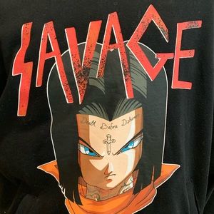 Entree Dragon Ball Z Android 17 Mashup hoodie